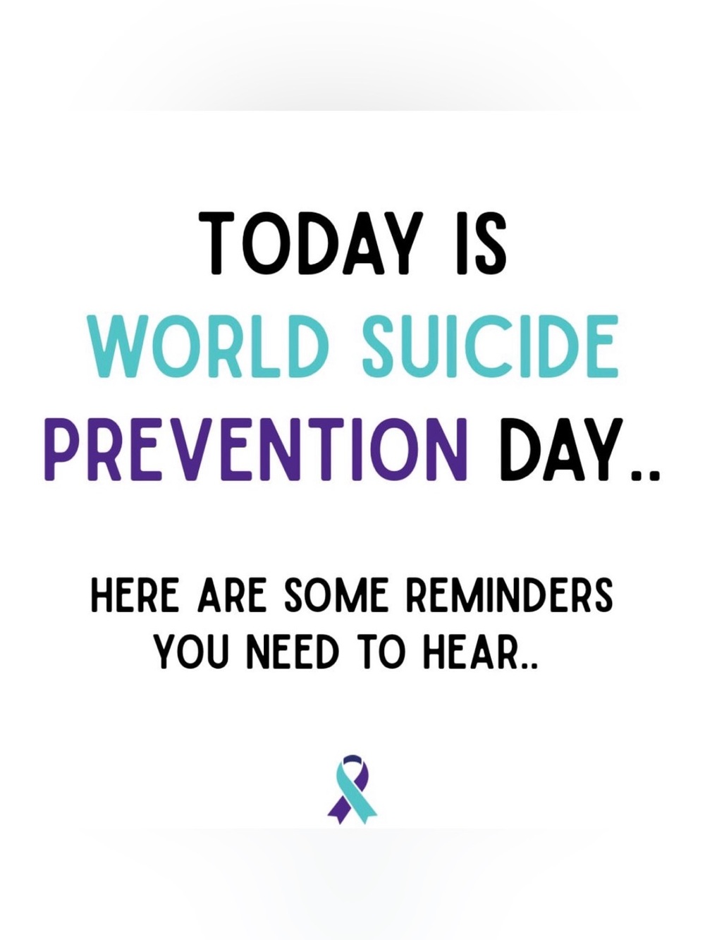 Today is world Suicide prevention -💙💜kids and teen first share show. - Picture 6 of 11